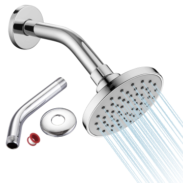 Leelongs Easy Replacement High Pressure Showerhead with Adjustable Angle Rain Spray