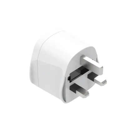 US to UK Plug Adapter: Convert Type B to Type G