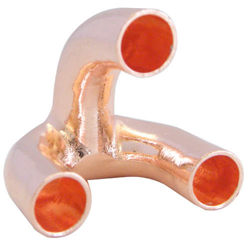 Concentric Copper Tripod Bends
