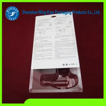 Clear Slid blister Packaging with cards packed for Hardware Parts