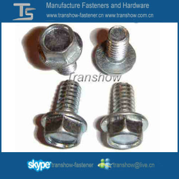 Hex Flange Head zinc plated Bolt
