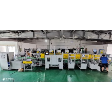 Automated brazing line for diamond core drills