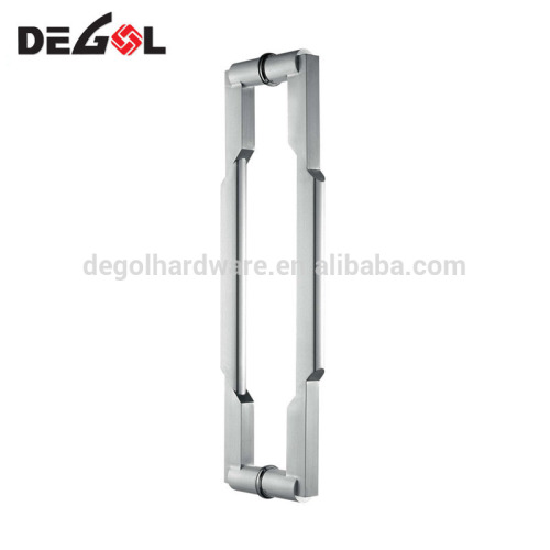 Top quality stainless steel back to back entry glass door sus304 pull handle