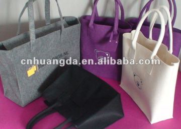 Pink felt bag