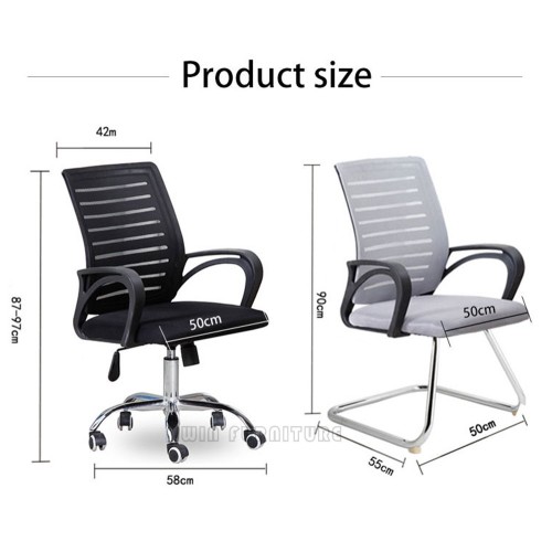 Silla de oficina ergonómica moderna y cómoda