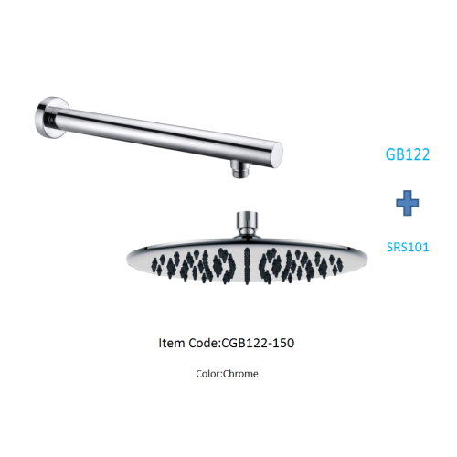 Braço de chuveiro com conjunto de cabeça de chuveiro