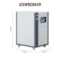 16.5kW 100L מיכל צ'ילר קומפקטי מקורר מים
