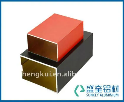 profiles aluminium aluminum square tube