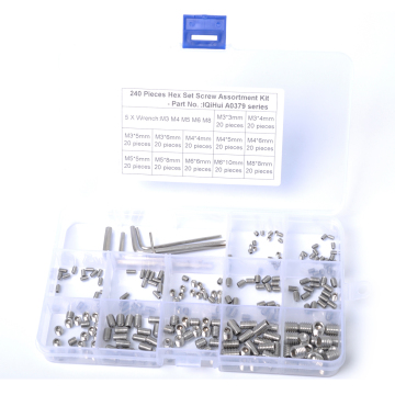 240Pcs/Set 304 Stainless Steel Concave Head Hexagon Socket Screws Wholesale Price At Bajutu Shopify , Ebay Wish Hot Seller