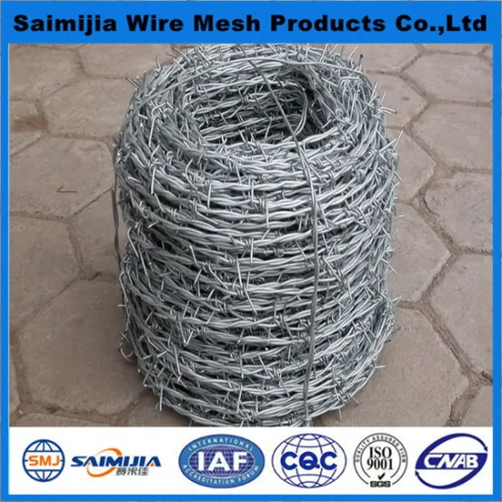 Special useful barbed wire fence with post