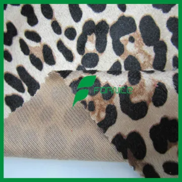 China Manufacture Cheap Animal Print Velboa Fleece Fabric