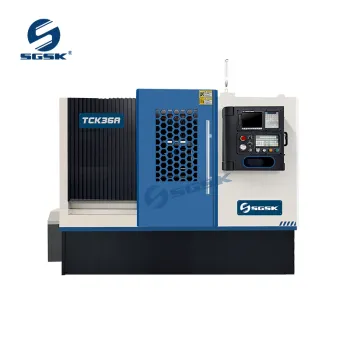 TCK36A 45 Degree C Axis Slant Bed CNC Lathe Turning Machine