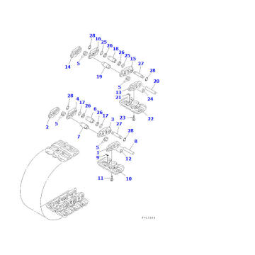 PC2000-8 TRACK SHOE 21T-32-31110