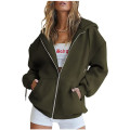 Damen -Casual Hoodies Jacke übergroße Sweatshirts