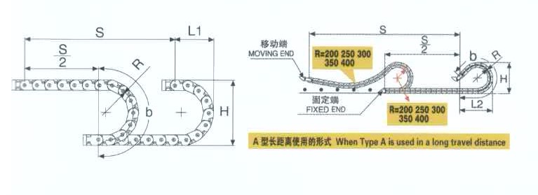 nylon drag chain