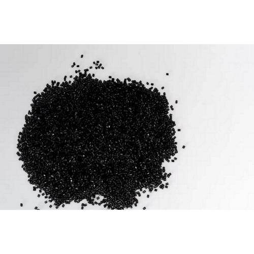 Yarn using in-situ polyamide 6 black resin