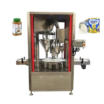 Rotary Automatic Powder Double Auger Filling Weighing Machine