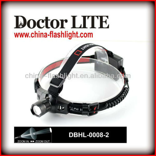 Hot Selling Adjustable Focus High Power Zoom Headlamp