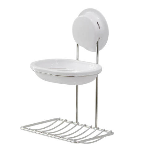 Suction Caddy bathroom soap dish with suction cup Manufactory