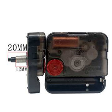 Silent Clocks Movement Mechanism 12888 With Long Shaft