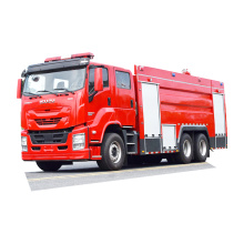 ISUZU 6X4 water foam fire fighting truck