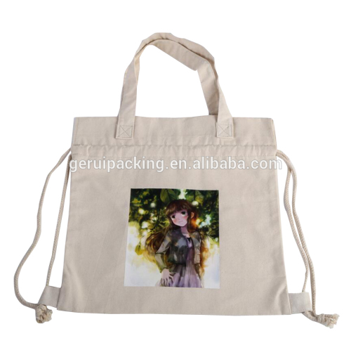 wholesale fancy drastring canvas bag , advertising drawstring canvas bag,printing tote bag