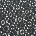 Tessuto di pizzo traforato circolare floreale in nylon di cotone