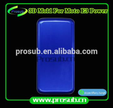 3D heat transfer smartphone cover aluminum injection mould for Prosub-moto E3 power