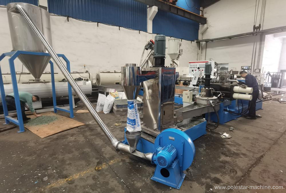 PE Pelletizing Machine for Recycling Washed Plastic Film