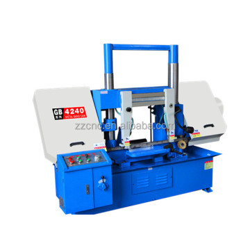 GB4240 Double Column Horizontal Band Sawing Machine dengan Sistem Hidrolik dan Kontrol Manual - Harga Kompetitif