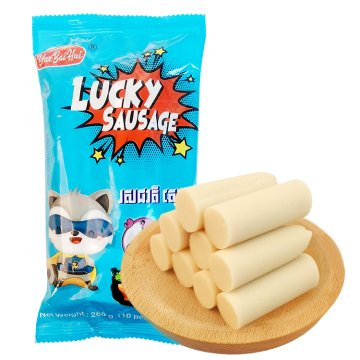 Chinese Instant Halal Snack: Fish Flavor Surimi Sausage & Chicken Ham Sandwich Partner
