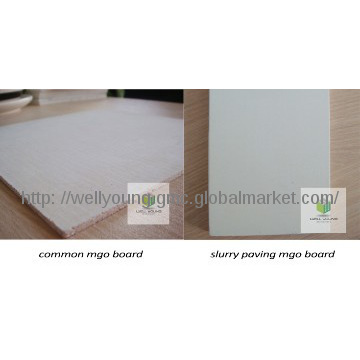 ce certificated slurry paved mgo fireproofing board