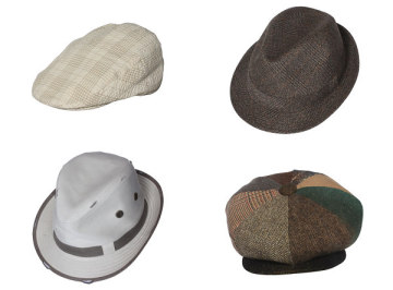 men's fabric hat