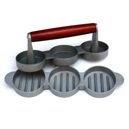 Hamburger Press for Grill - Mini Burger 3 in 1