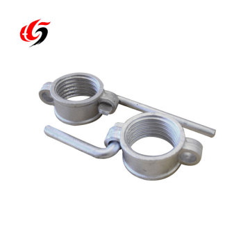 Scaffolding attachment with ear nuts type pin