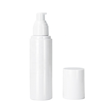 トラベルホワイトプラスチックローションポンプボトル