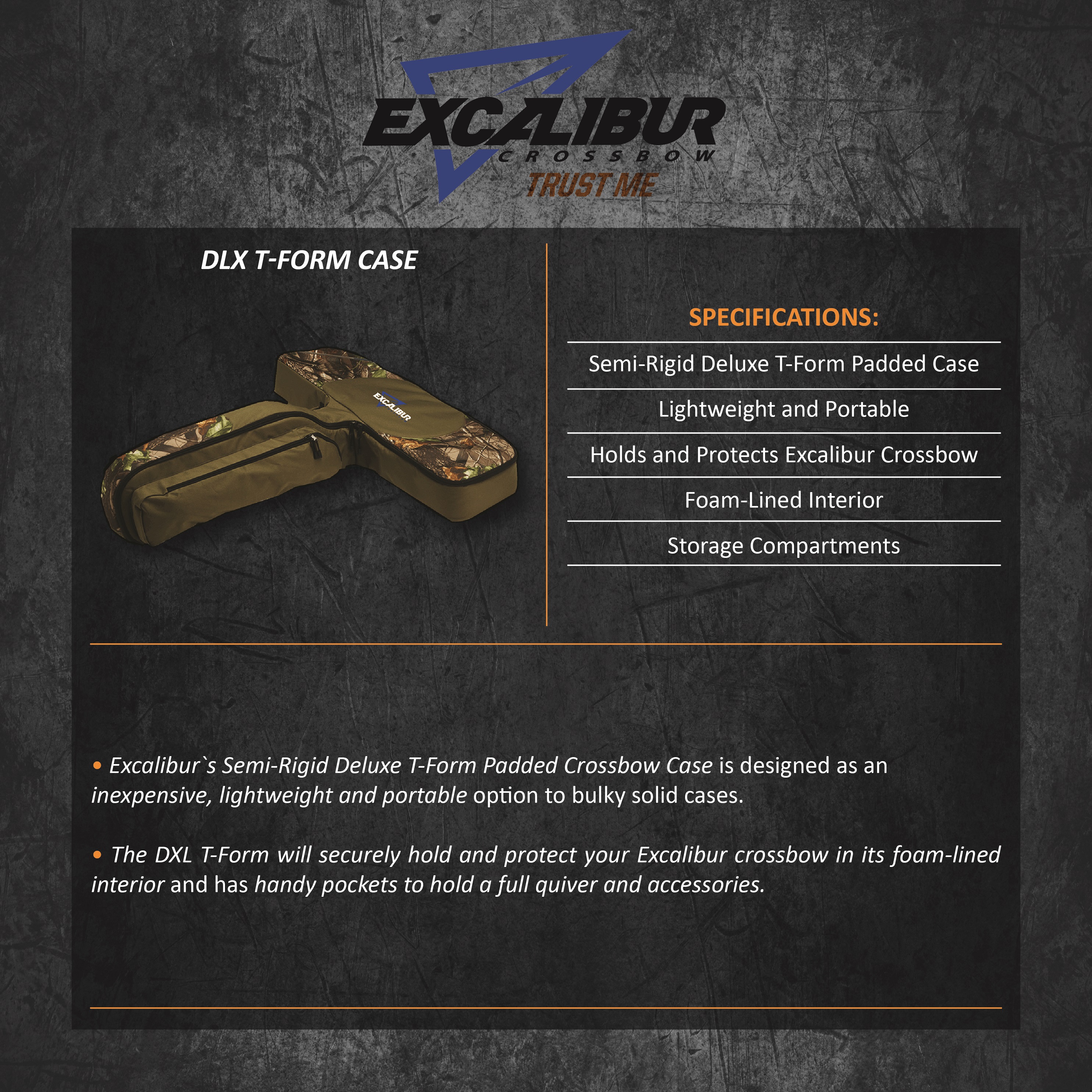 Excalibur_DLX_T_Form_Case_Product_Description