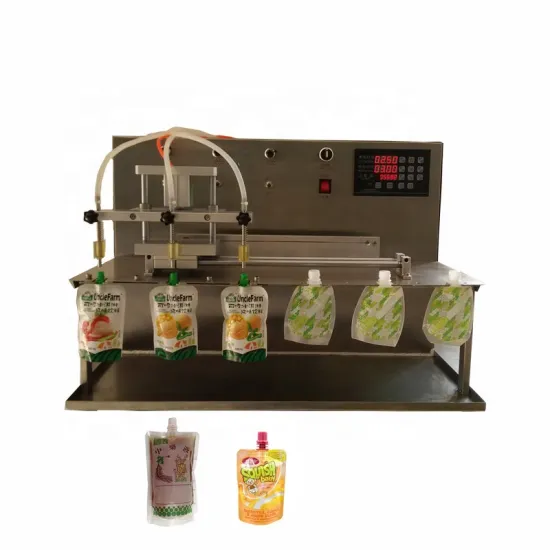 Comfortable Experience Semi-Automatic Jelly Bag Filling Machine with Suction Nozzle
