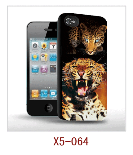 Leopard Pictrue Iphone5 Case 3d Pc Case.pc Case Rubber Coated, Water Resistant, Multiple Color Cases 