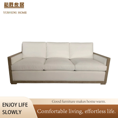 Sofá elegante com encosto ajustável para sala de estar