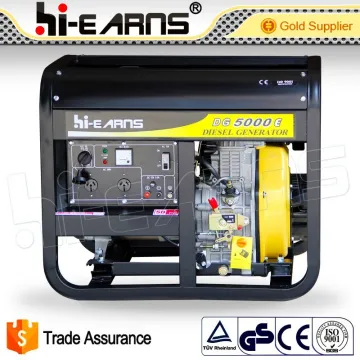 5KVA open 3000rpm single phase diesel generator