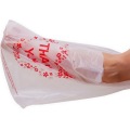 Black Big Plastic Poly Carrier T-Shirt Thank You Transparent Polythene Shopping Grocery Packaging Bag For Storage