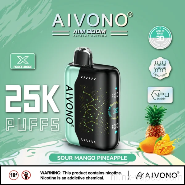 Aivono Aim Boom 25000 Puffs डिस्पोजेबल Vape थोक
