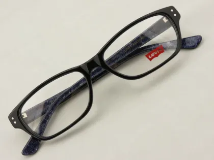 Lady's / Men's Plastic Levis Eyeglass Frames Levis Ls96032 54-16-145 C02 Blk-a