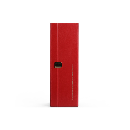 Luxury Red EVA Insert Cardboard Wine Box