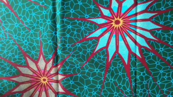 100% Cotton Wax Print Fashion & Comfortable