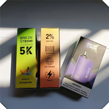 Breze Stiik 5000 퍼프 뜨거운 판매 일회용 vape