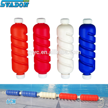 6 cm Durchmesser rot blau weiß kratzfeste Schwimmspanne Pool Lane Seilspool Lane Seil