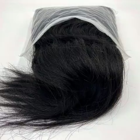 Dark Brown Water Wave Human Hair Wig