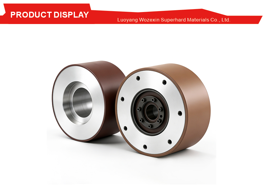 Magnetic material centerless grinding wheel